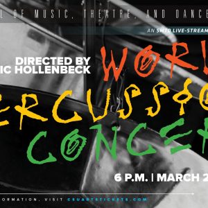 World Percussion Concert promotional screen