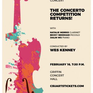 2022 University Symphony Orchestra Concert Promotional Poster