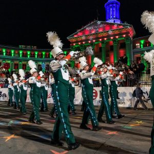 CSU Marching Band at the Parade of Lights