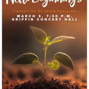 2023 Concert Band New Beginnings Promotional Poster