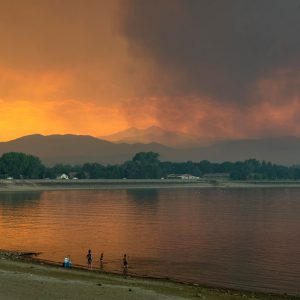 Troublesome Fire at Horsetooth Reservoir