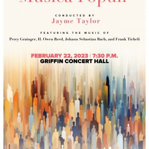 Spring 2024 Wind Symphony "Musica Populi" Promotional Poster