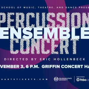 2024 Percussion Ensemble Concert promotional screen