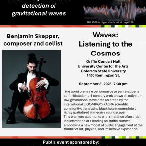 Waves Listening to the Cosmos promotional poster