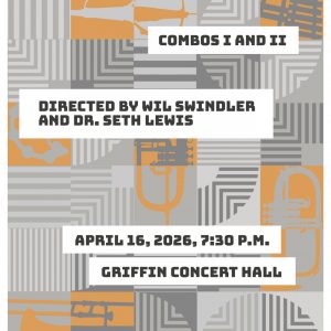 2026 Jazz Combos I and II Concert promotional poster
