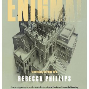 2026 Wind Symphony Enigma Concert promotional poster