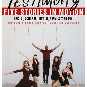 Fall Dance Capstone Concert 2018 Promotional Poster