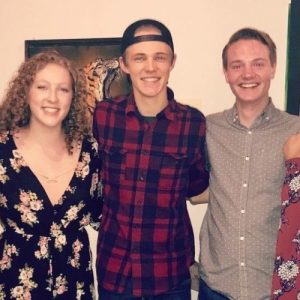 Group photo of Seth Bodine and Crossings Dancers