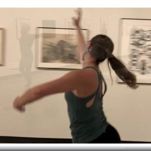 dancer in museum