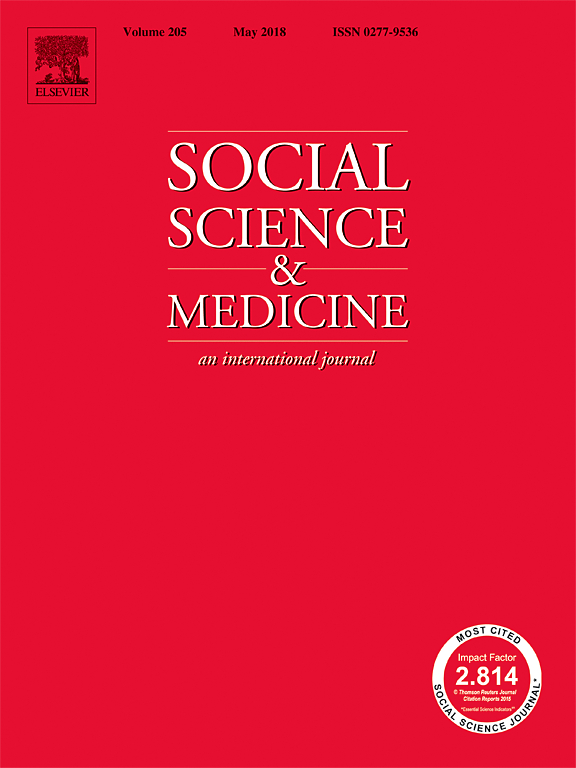 Social Science and Medicine cover Sociology Colorado State University