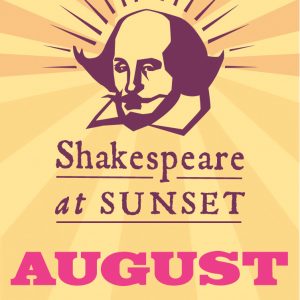 Shakespeare at Sunset 2016 August Promotion Logo