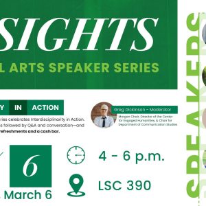 Insights Speaker Series March 2023 Interdisciplinarity in action