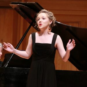 A CSU student voice recital pictured