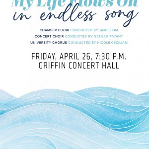 2024 Spring Choral Concert My Life Flows On in Endless Song Promotional Poster