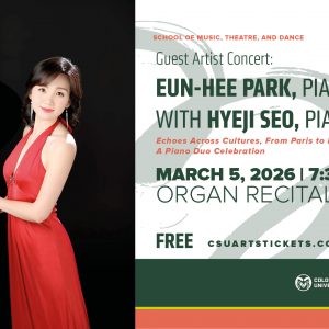 2026 Guest Artist Eun-Hee Park and Hyeji Seo Concert promotional screen