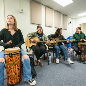 Four CSU music therapy majors