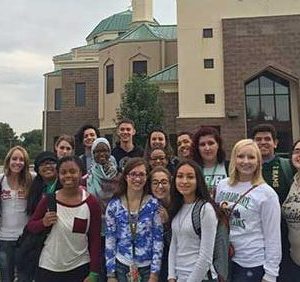 Key Interfaith Community students visit the Islamic Center of Fort Collins.