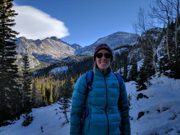 Maggie Jones in Rocky Mountain National Park. 