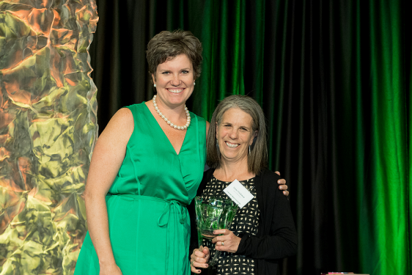 Kim Tobin and Linny Frickman at the Celebrate Colorado State Awards