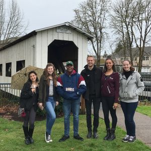CSU Students at Centennial Bridge