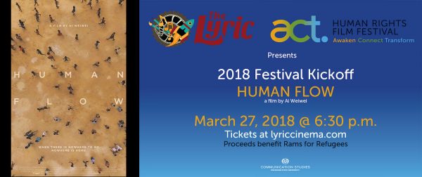 Human Flow event flyer