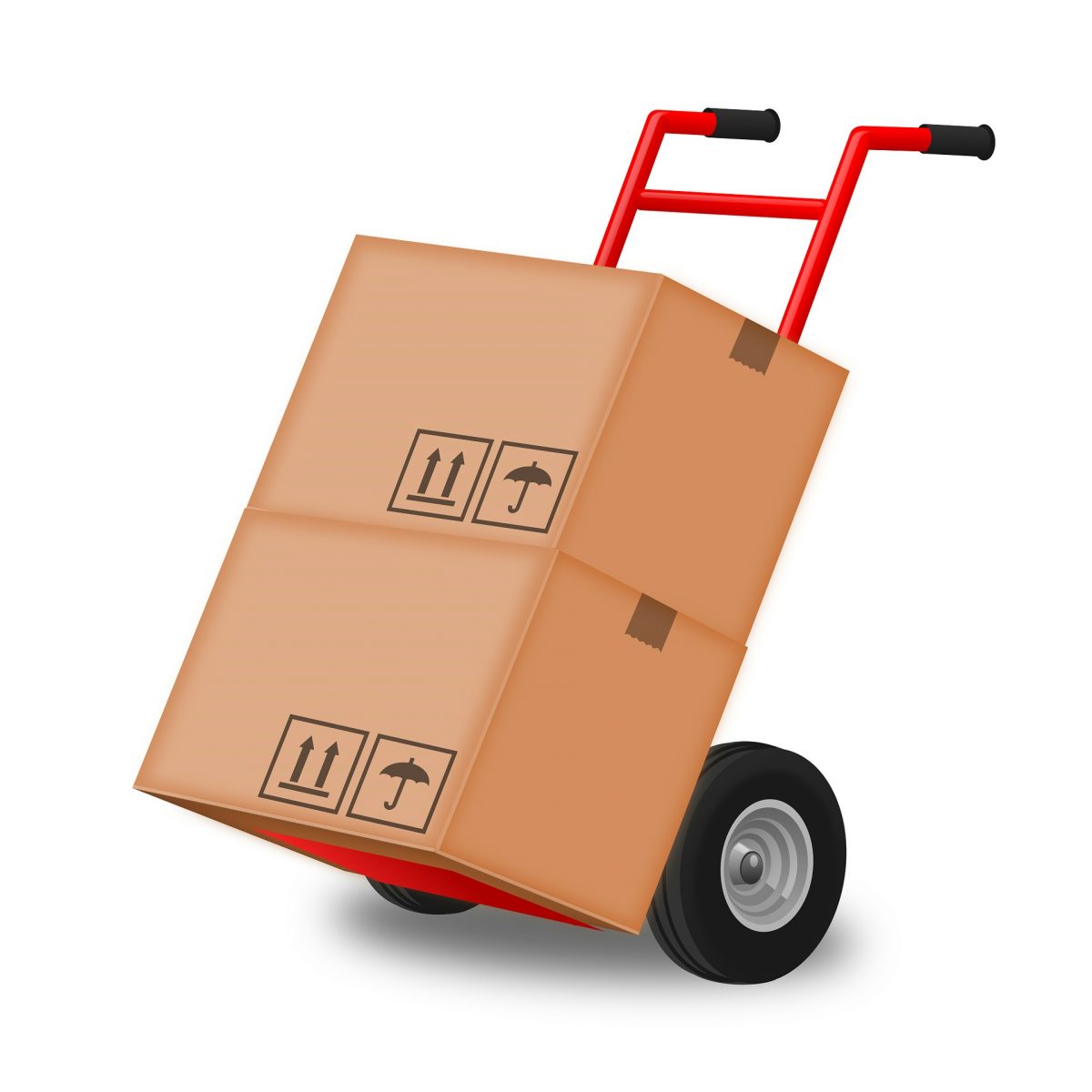 hand truck illustration