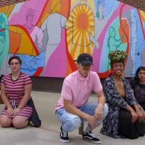 CSU mentor mural group photo