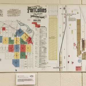 Map of Fort Collins from 1906