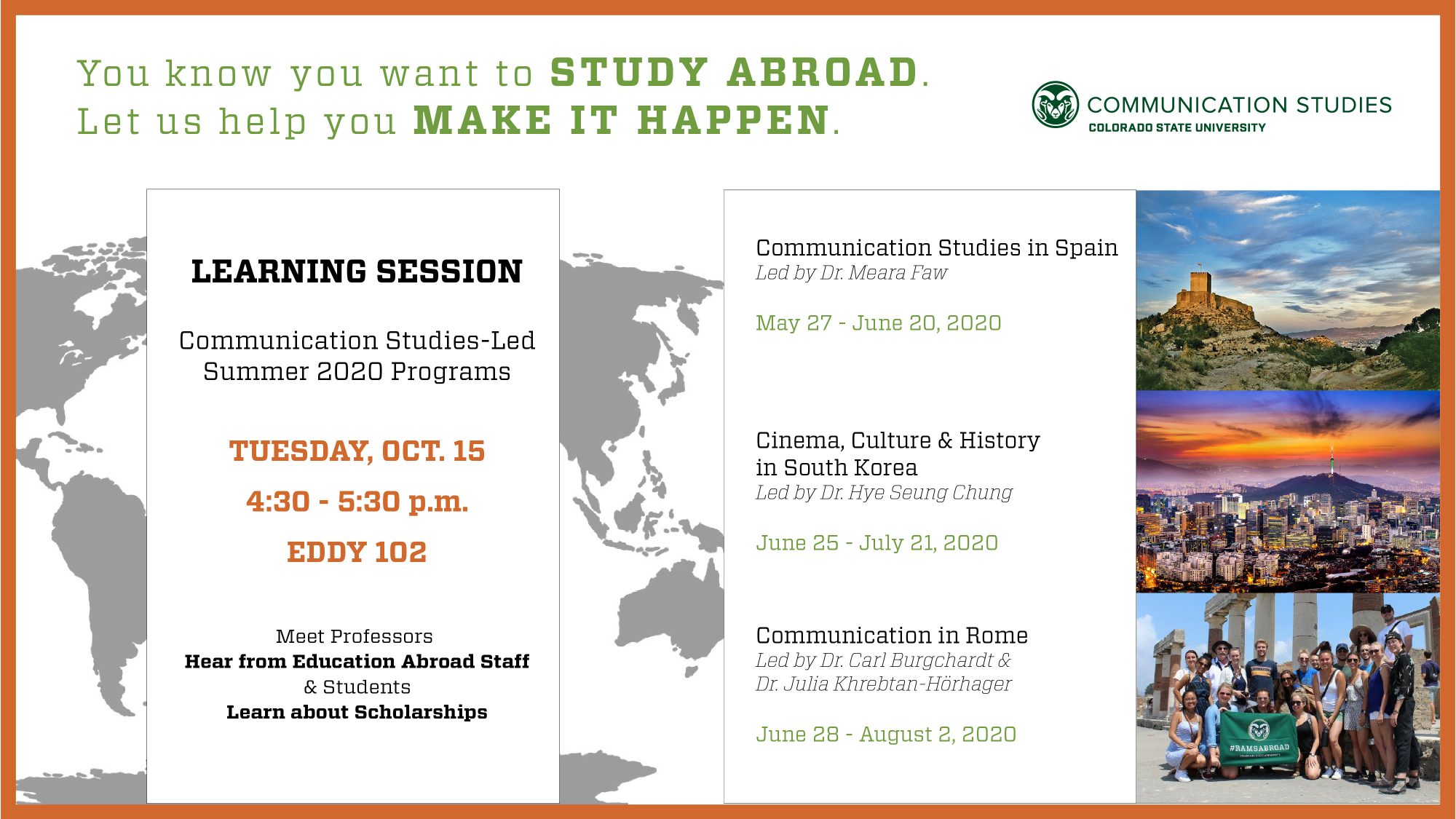Communication Studies: Summer 2020 Education Abroad Learning Session