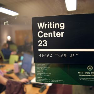 CSU writing center room number