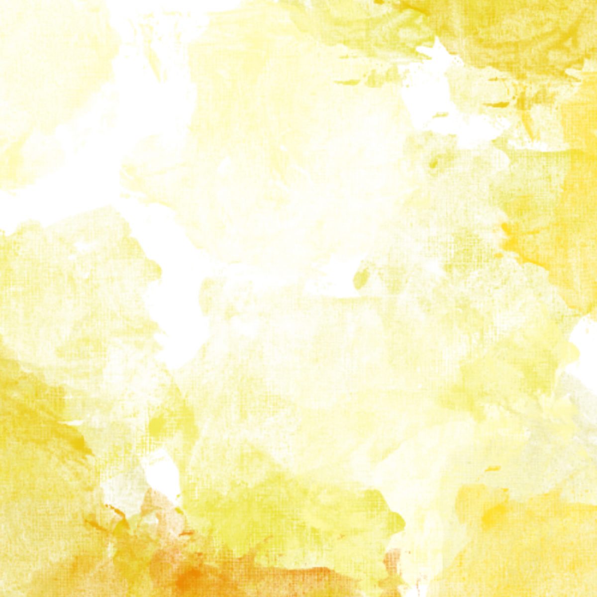 Yellow watercolor illustration