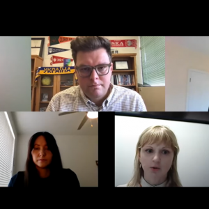 Screenshot from Ukraine panel discussion hosted by the CSU Department of Political Science