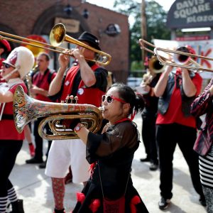 People playing instruments