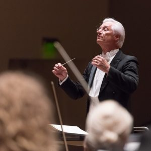 Maestro Wes Kenney conducts the Colorado State University Symphony Orchestra for their performance of Tom Stoppard's "Every Good Boy Deserves Favor" in Fall 2017.