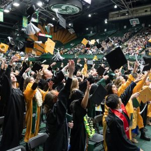 Graduates celebrating