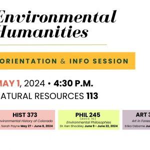 Environmental Humanities - Orientation & Info Session