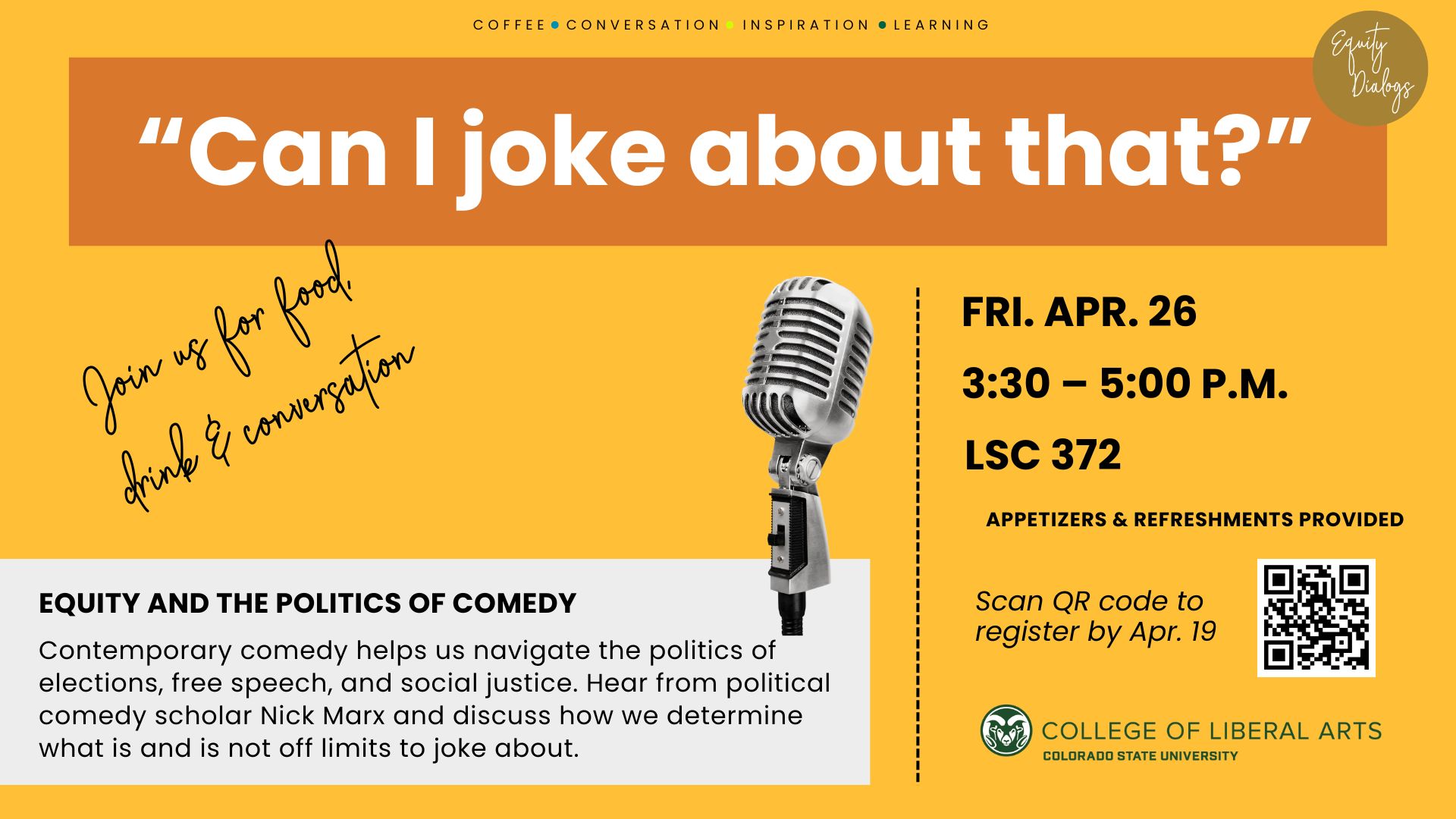 "Can I joke about that?" Equity and the politics of comedy