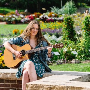 Tirzah Rowe with guitar