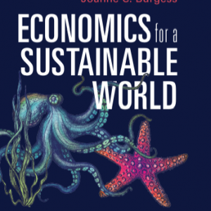 Economics for a Sustainable World book cover with octopus and starfish on blue background