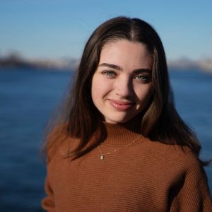 Erin Douglas by lake