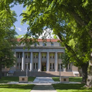 Administration Building in spring