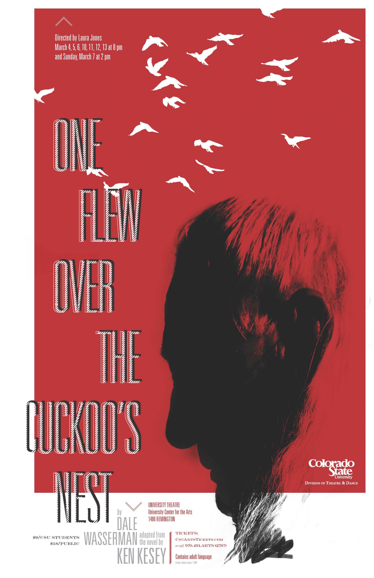 <em>One Flew Over the Cuckoo’s Nest</em> by Dale Wasserman, adapted from the novel by Ken Kesey