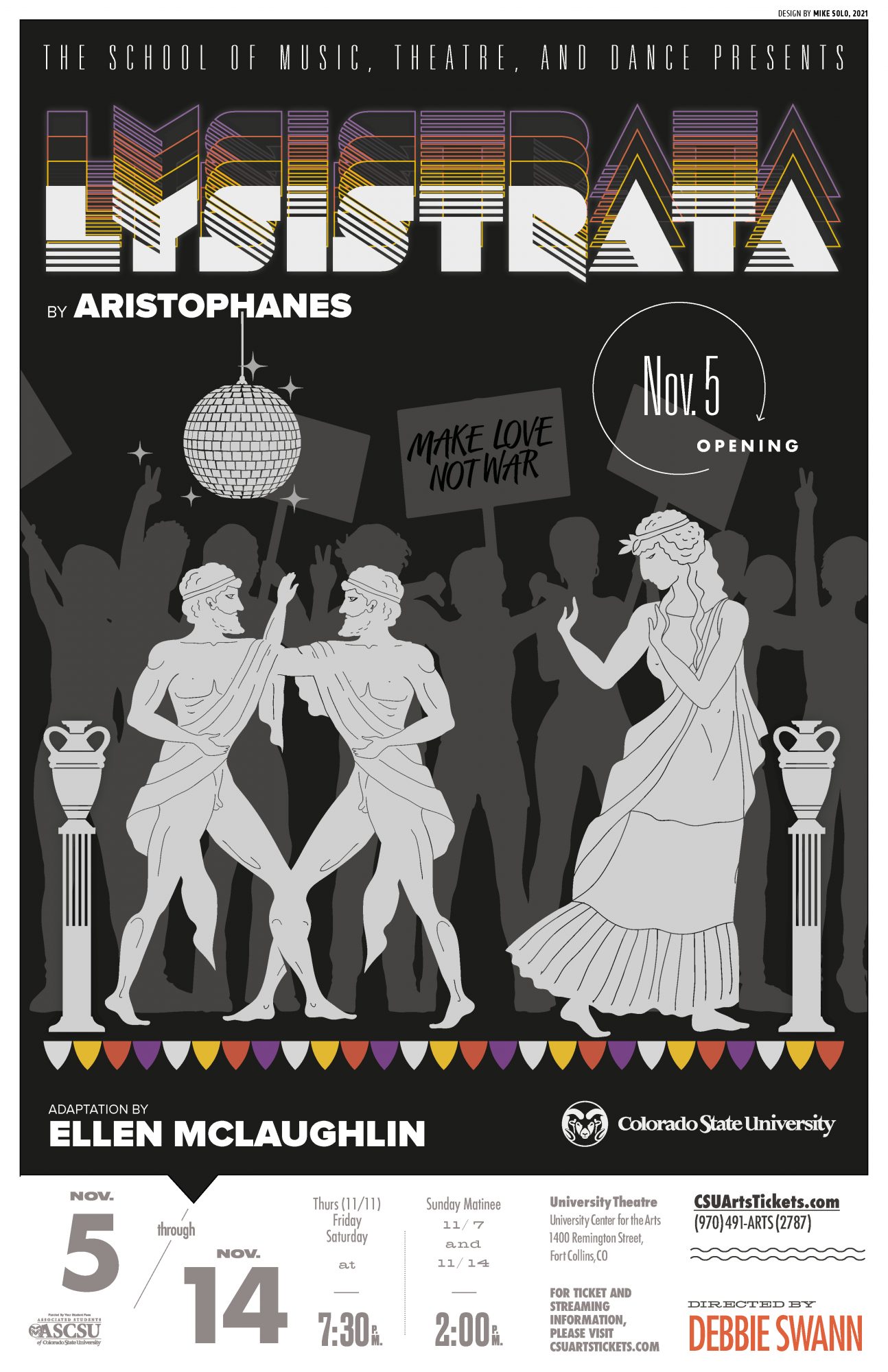 <em>Lysistrata</em> by Aristophanes, adaptation by Ellen McLaughlin