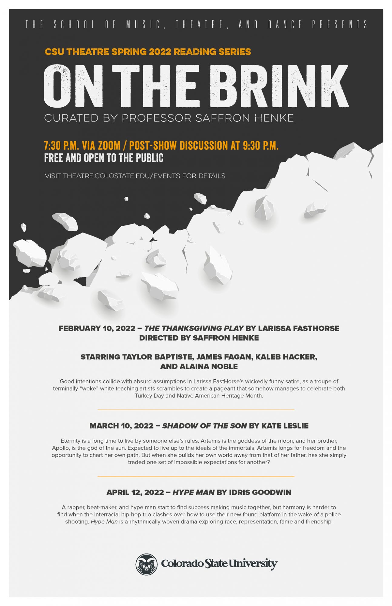 ON THE BRINK Reading Series: <em>The Thanksgiving Play</em> by Larissa Fasthorse