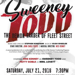 <em>Sweeney Todd: The Demon Barber of Fleet Street</em> by Stephen Sondheim - Concert Version