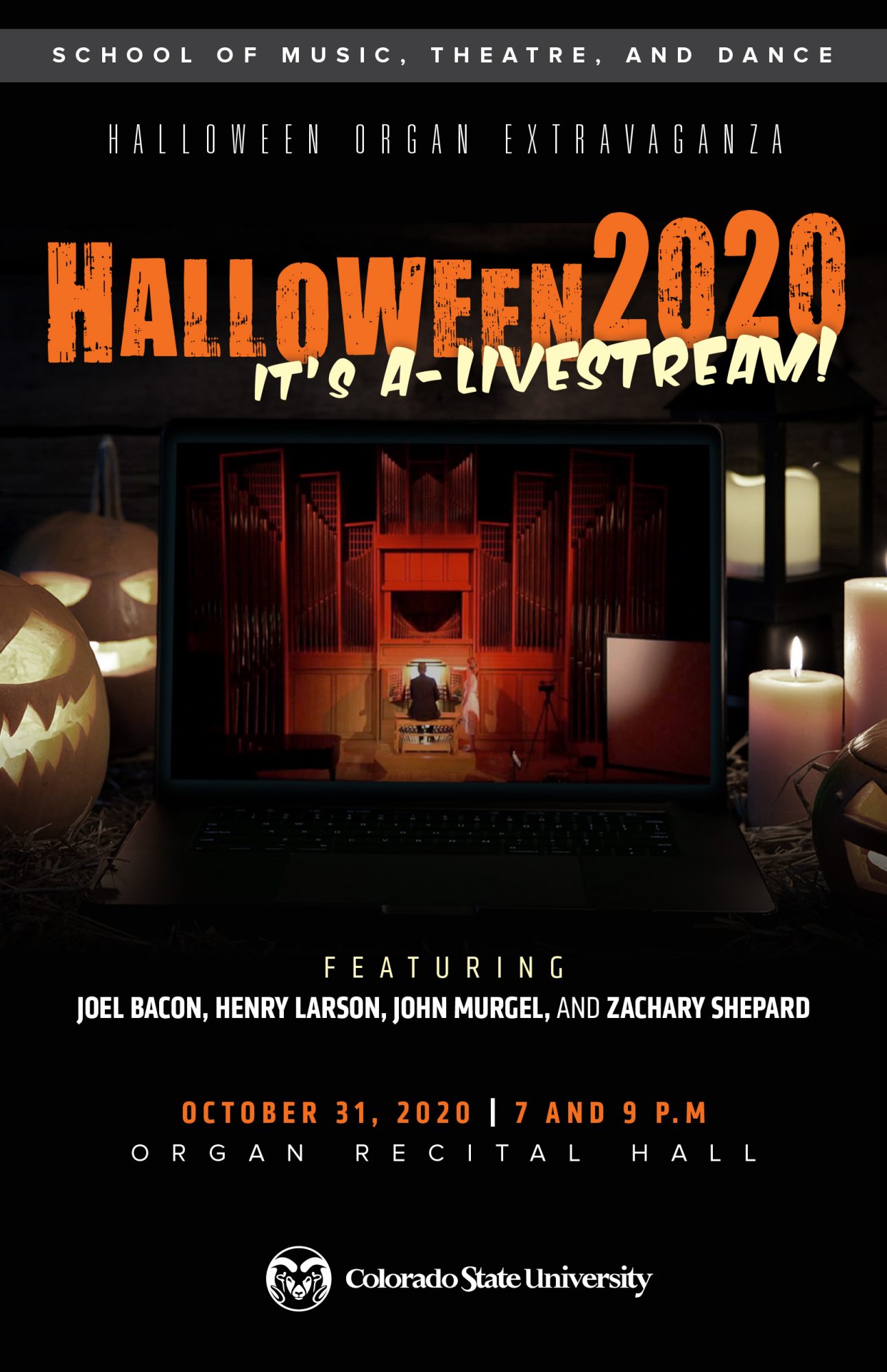 LIVESTREAM: Halloween Organ Extravaganza