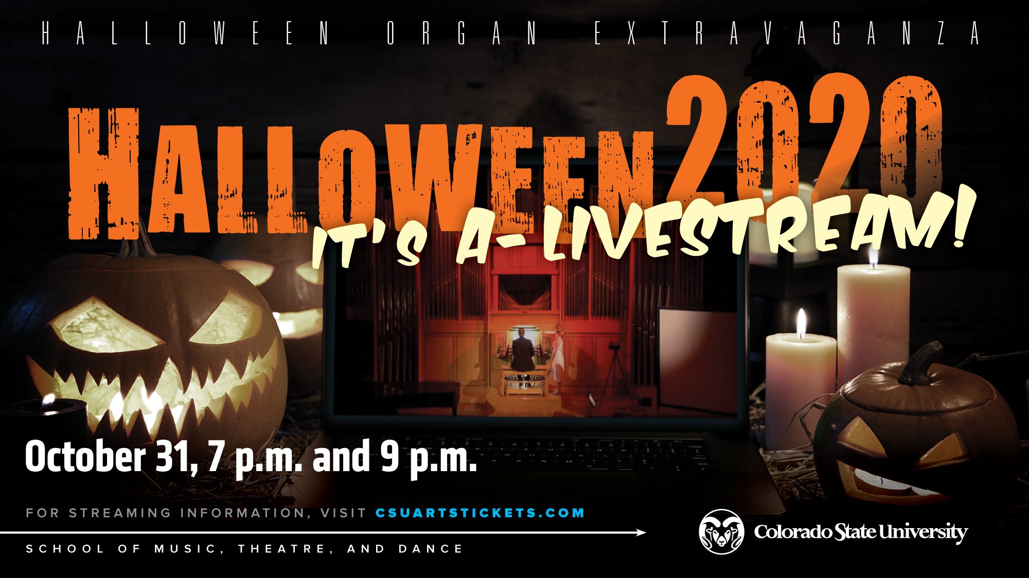 LIVESTREAM: Halloween Organ Extravaganza
