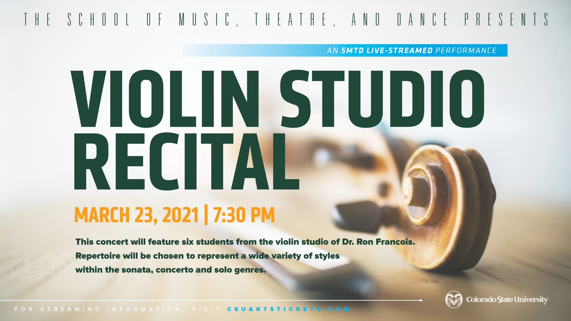 LIVESTREAM: Violin Studio Recital