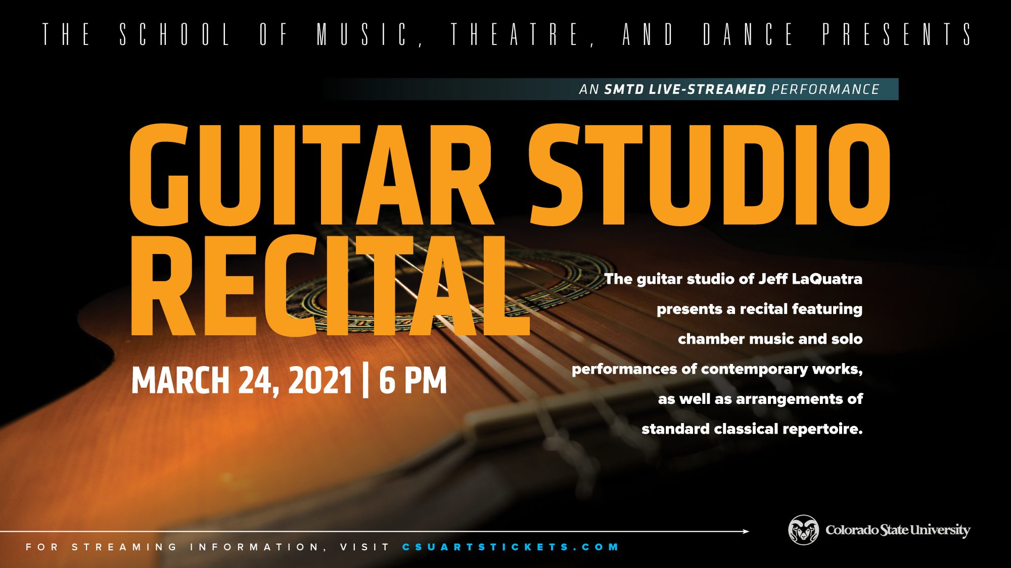 LIVESTREAM: Guitar Studio Recital