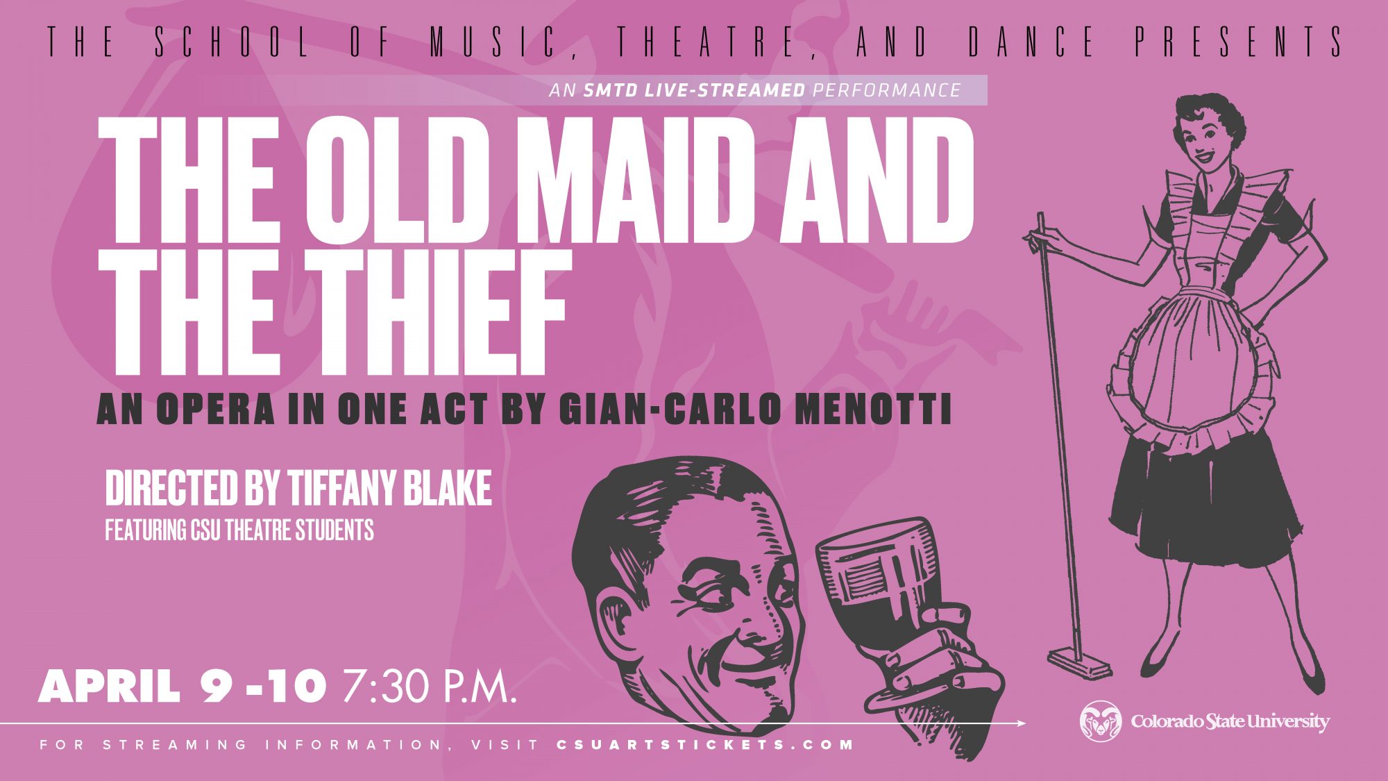 STREAM: The Old Maid and the Thief by Gian-Carlo Menotti